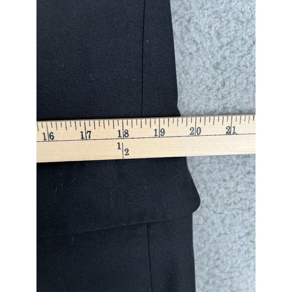 Alain Dupetit Sport Coat Mens 38S Black Two Button Lined Blazer Suit Jacket - Picture 8 of 12